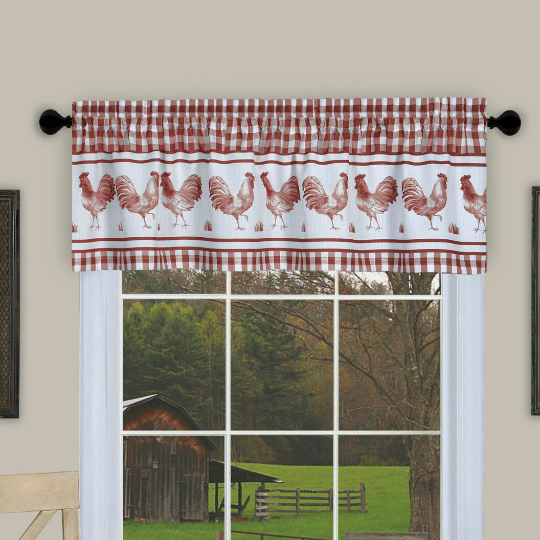 August Grove® Harville Plaid Rooster 58