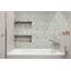11.6"X11.6" Sparkly Glass And Stone Mosaic Tile