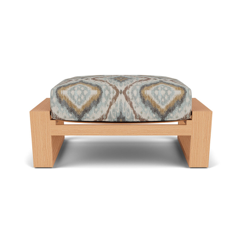 Pursuit Outdoor Ottoman, Yoko Mist