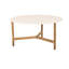 Twist Outdoor Round Teak Coffee Table-70593319-70922479
