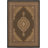 Rug Branch Faris 8' x 11' (7'9" x 10'8") Black/Beige Persian Medallion Indoor Area Rug, Traditional, Low Pile, Stain-Resistant Carpet - Living Room, Bedroom, Dining Room, and Kitchen-30842389