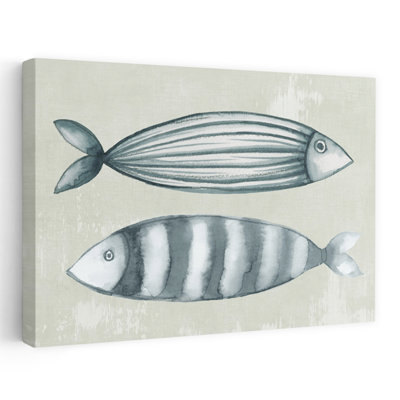 Stick Fish I, poisson élégant, art côtier