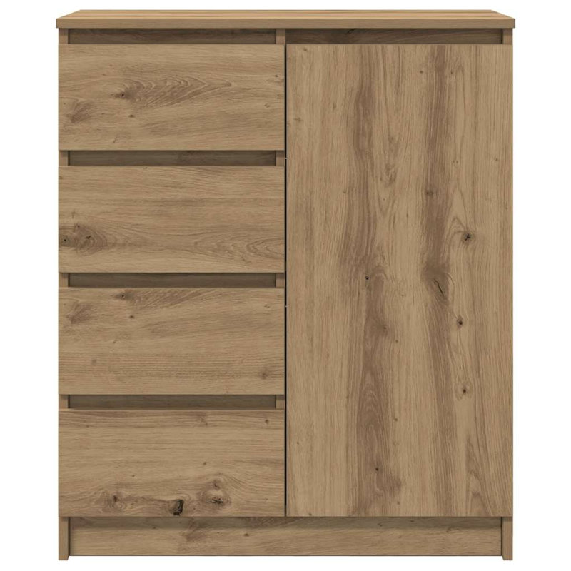 Sideboard With Drawers 71X35x84 Cm Engineered Wood, Artisan Oak