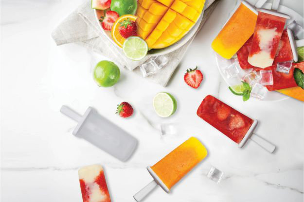 Tovolo Modern Pop Molds with Tray (Set of 6)