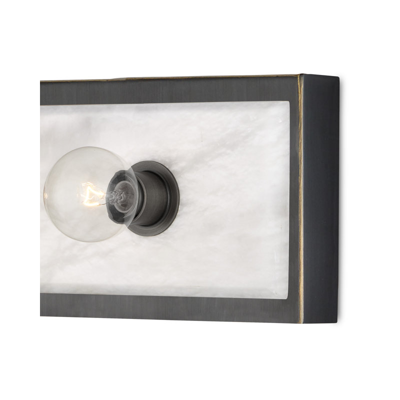 Berdine 3 - Light Bath Bar, Natural/Oil Rubbed Bronze