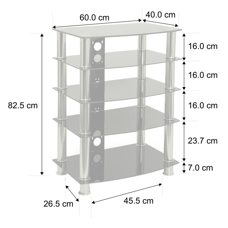 Kalirose Entertainment Centre for TVs up to 24", Silver