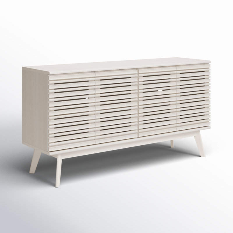 Daima 62.4'' Media Console, Bleached White