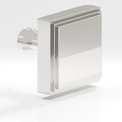 Square Stepped Cabinet Knob With Flared Post