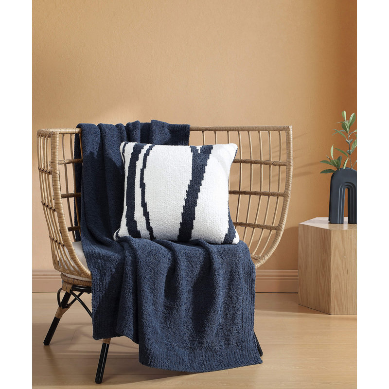 Woodland Square Pillow Cover & Insert, Midnight