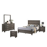 Ensemble de chambre à coucher standard 5 pièces Ferland