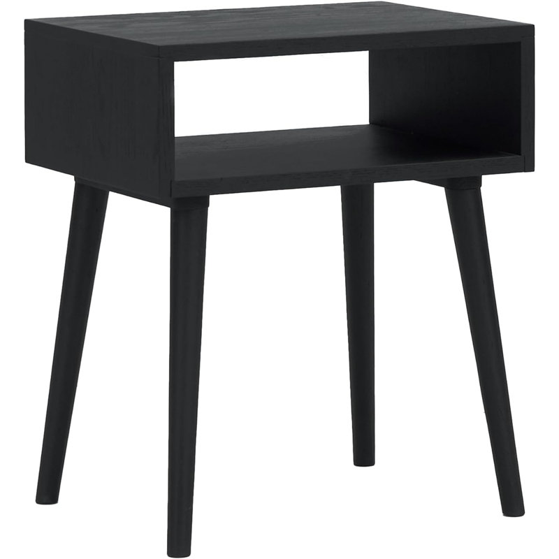  Table de chevet Zoe, Noir brûlé