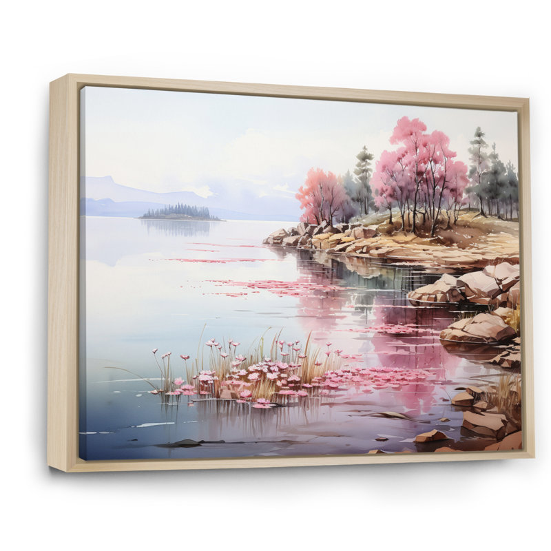 Tranquil Oasis III sur toile, H 30 po x l 40 po x P 1,5 po, Cadre naturel flottant