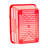 Shopping Baskets, 21L Stackable PE Plastic Grocery Baskets with Metal Handles, Dense Mesh Structure, Holds up to 20 lbs, Portable for Grocery, Retail, Stores, Supermarket, Home Use, Red