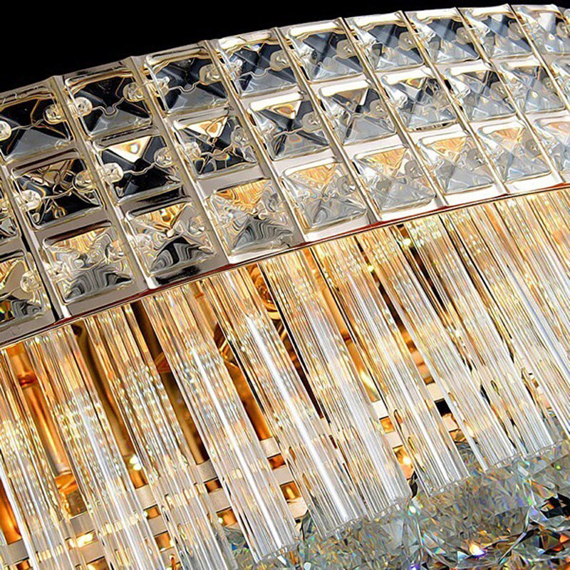 Lustre à 5 lumières DEL Heera, H 15 po x l 23,5 po x P 23,5 po