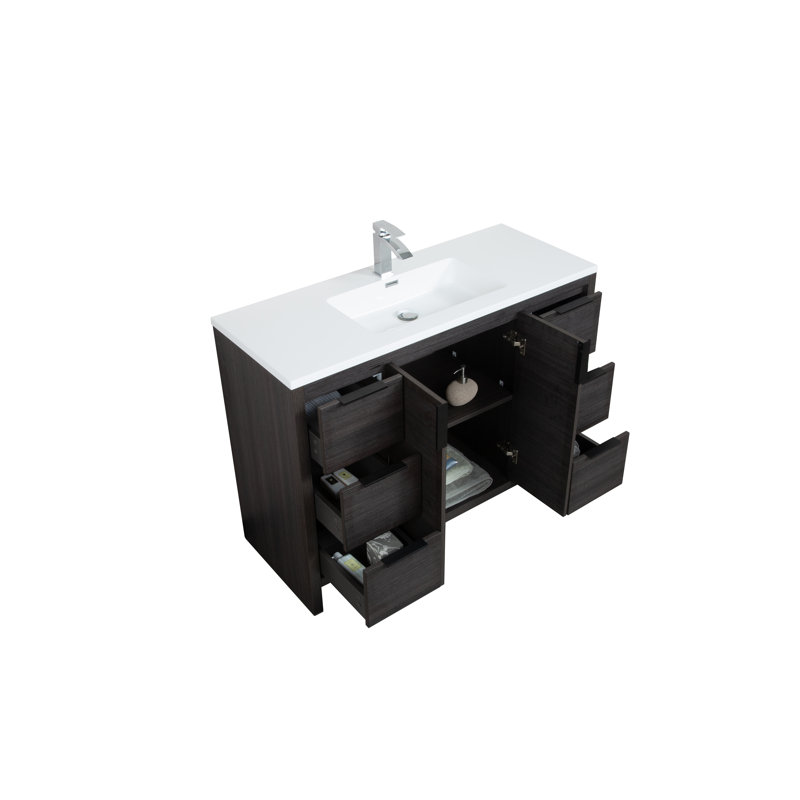 Meuble-lavabo simple 48 po Evana