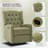 Chemika 24.02"W 360° Swivel Manual Recliner-1997147261