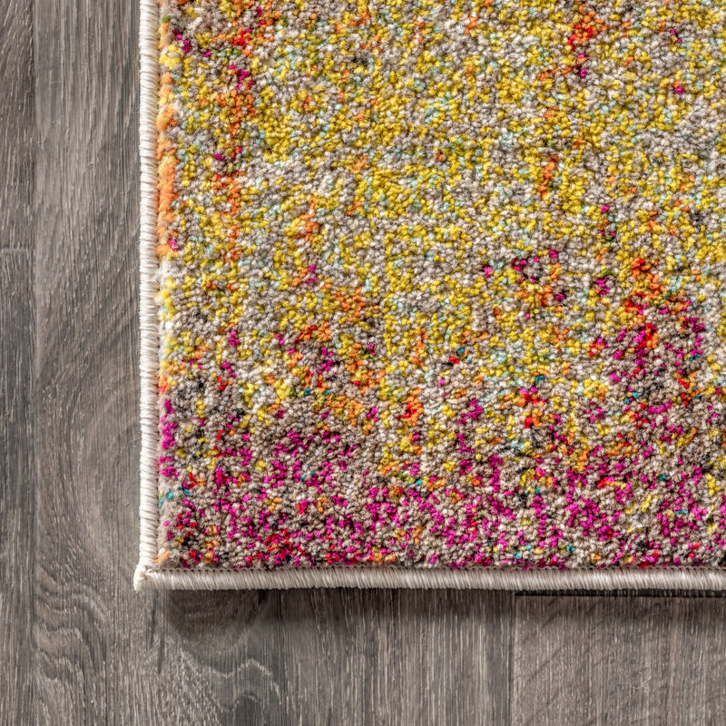 Tapis crème / rose Lasley, Rectangle 4pi x 6 pi