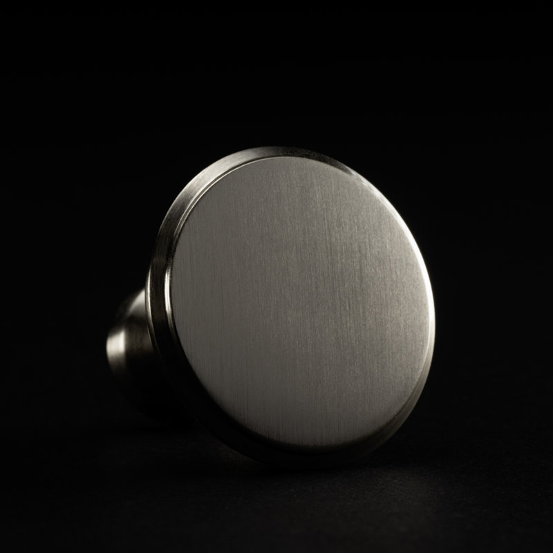 Edgewood Round Knob, Satin Nickel