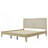 Solid Platform Bed With Rattan-189448606