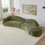 Canapé confortable avec méridienne 145,67 po Mid-Century