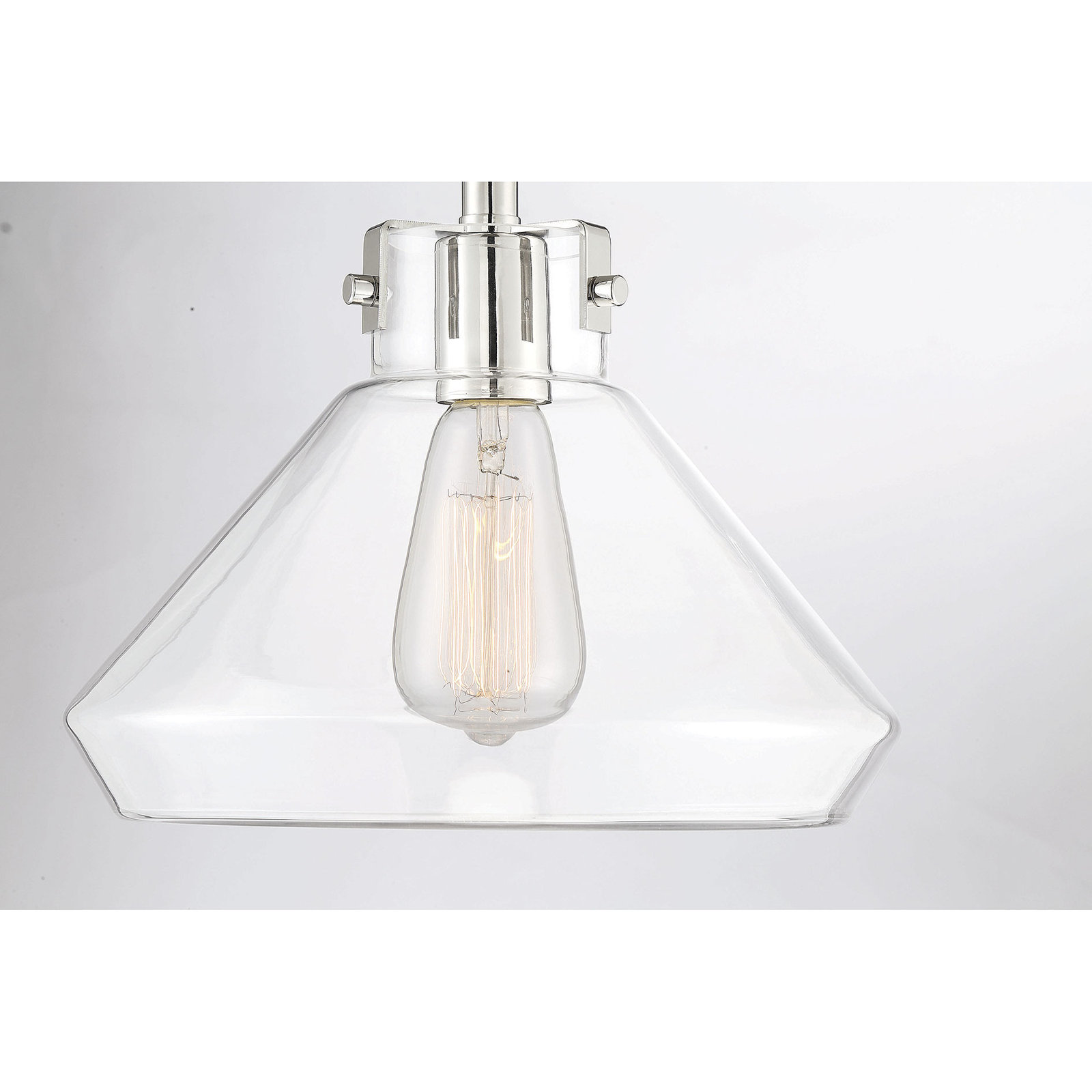 Ronan 1 - Light Semi Flush Mount, Polished Nickel