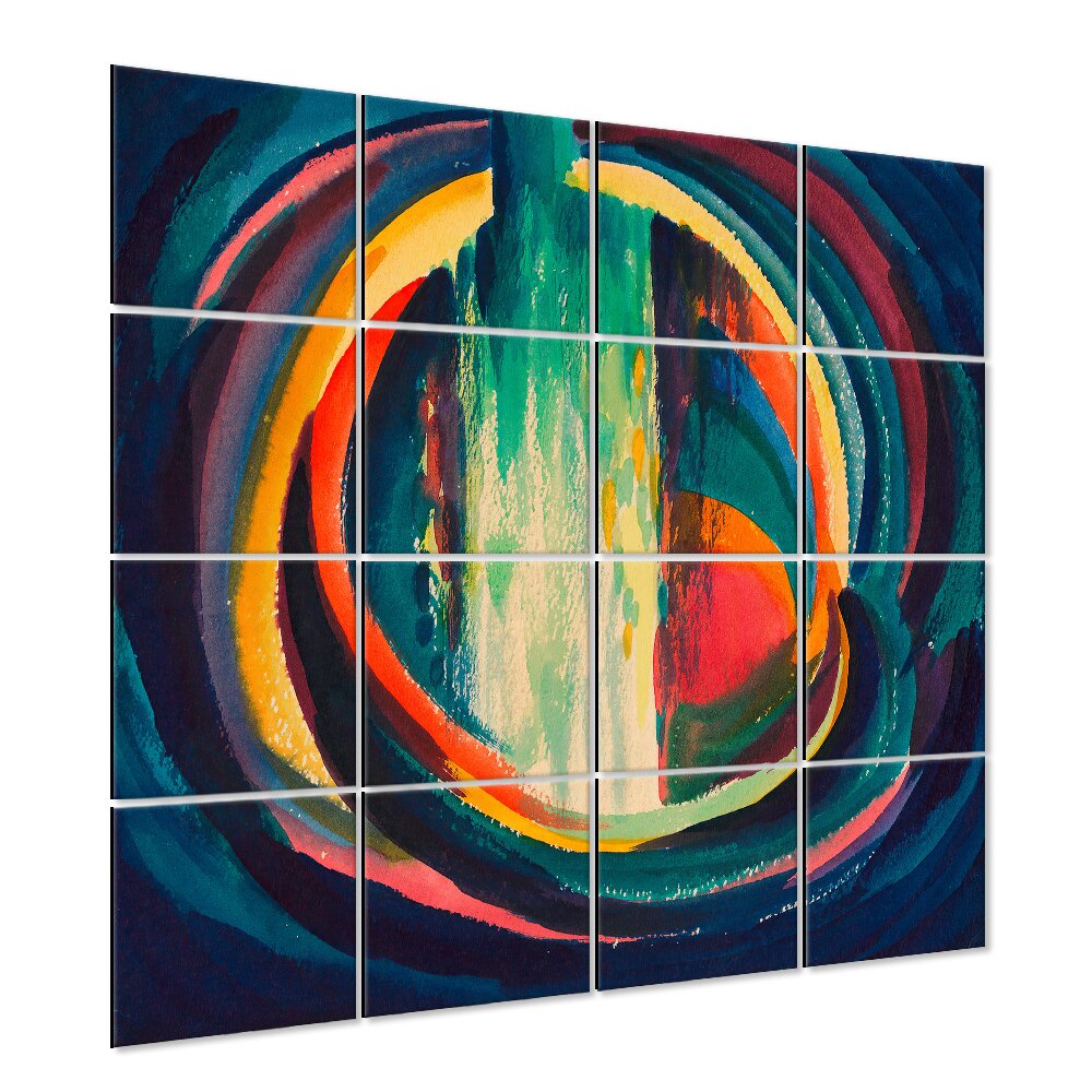 Multi Panel Wall Art Untitled - Karl Wiener Cm. 200X200 (16 Panels)