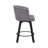 Swivel Counter Stool With Upholstered Seat And Metal Frame  Set Of 3-114649052