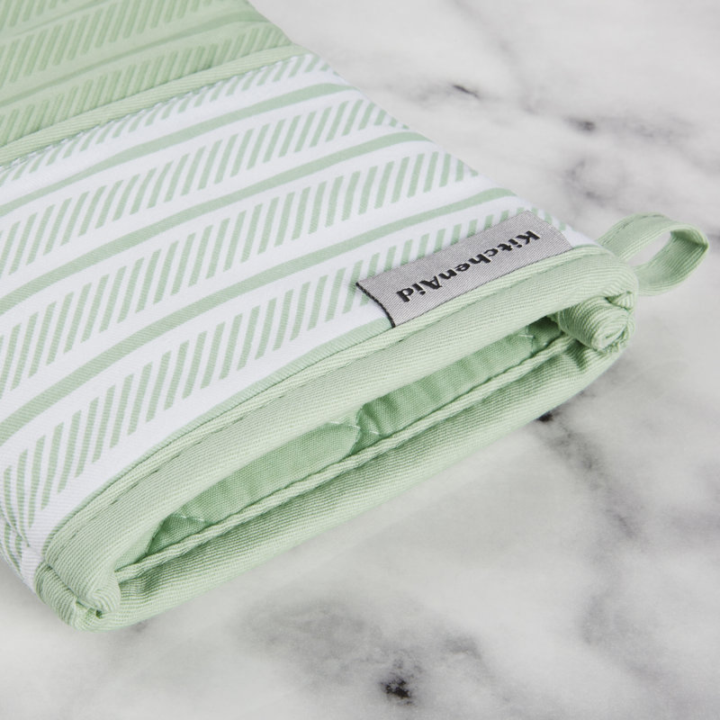 KitchenAid Albany Oven Mitt 2-Pack Set, Green