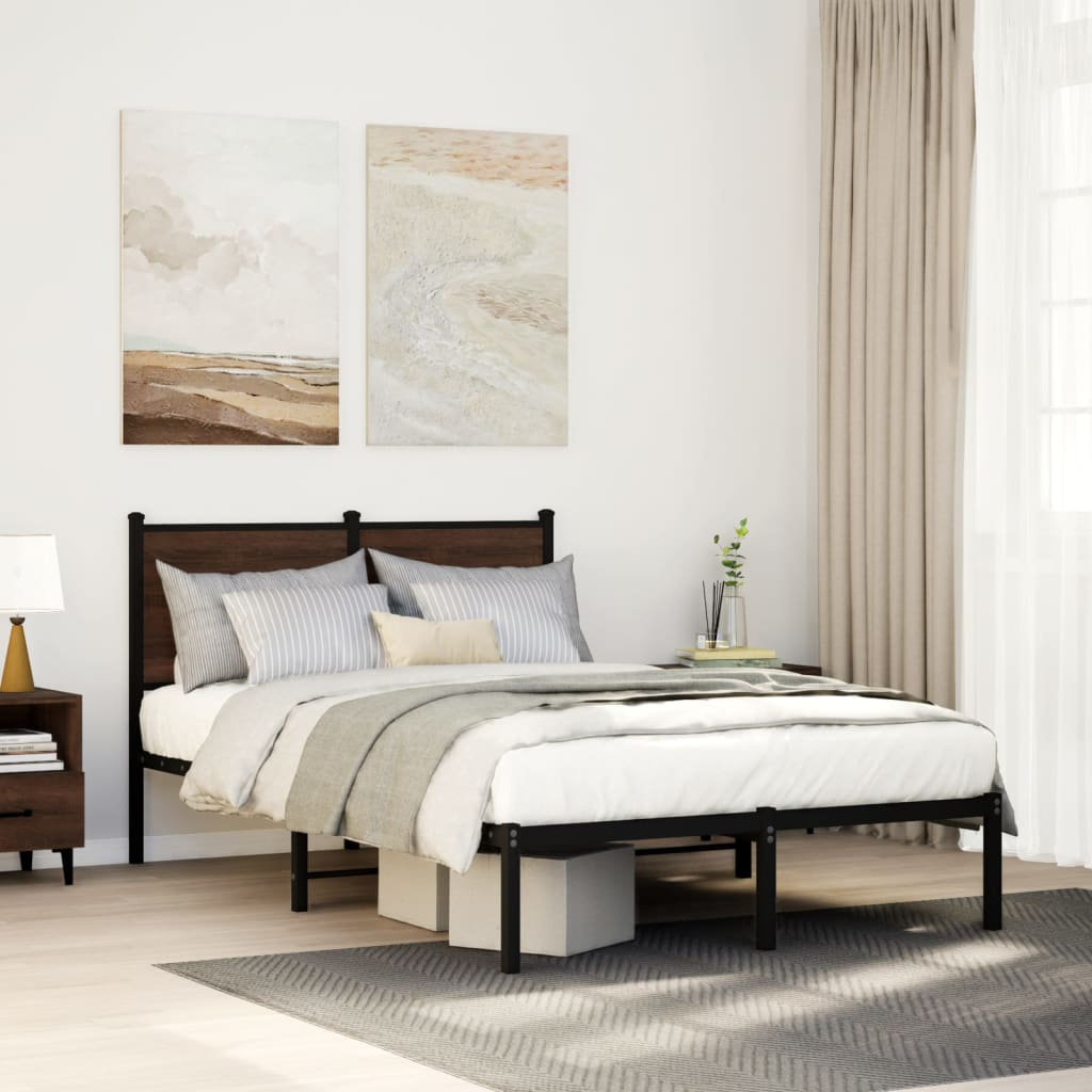 Borough Wharf Metal Bed Frame Without Mattress