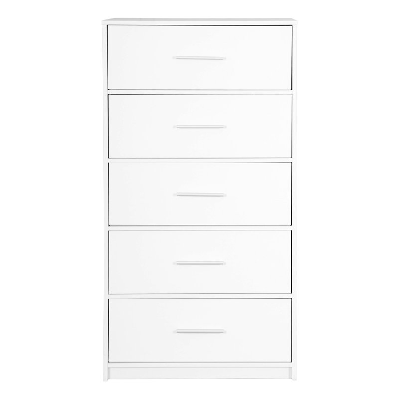 Commode 5 tiroirs avec structure en bois robuste
