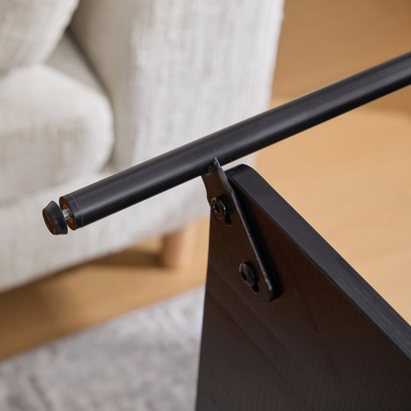 Banc de rangement rembourré avec tablette amovible, Brun