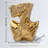 Gold Glazed Ceramic Face Bust Statue Vase, Artistic Planter for Home Office Tabletop Display