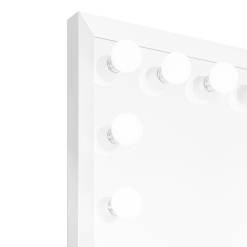 Miroir de maquillage lumineux Starlight, Blanc