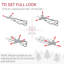 6Ft Snow Flocked Artificial Slim Pencil Christmas Tree With Realistic Branches And Plastic Base Stand
