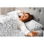 Drap double de 4 pièces avec motif de flocons de neige noirs, 100% flanelle de coton pour matelas jusqu'à 18 po, tissu doux brossé, drap-housse entièrement élastique, confort pré-rétréci, plat et 2 taies d'oreiller,