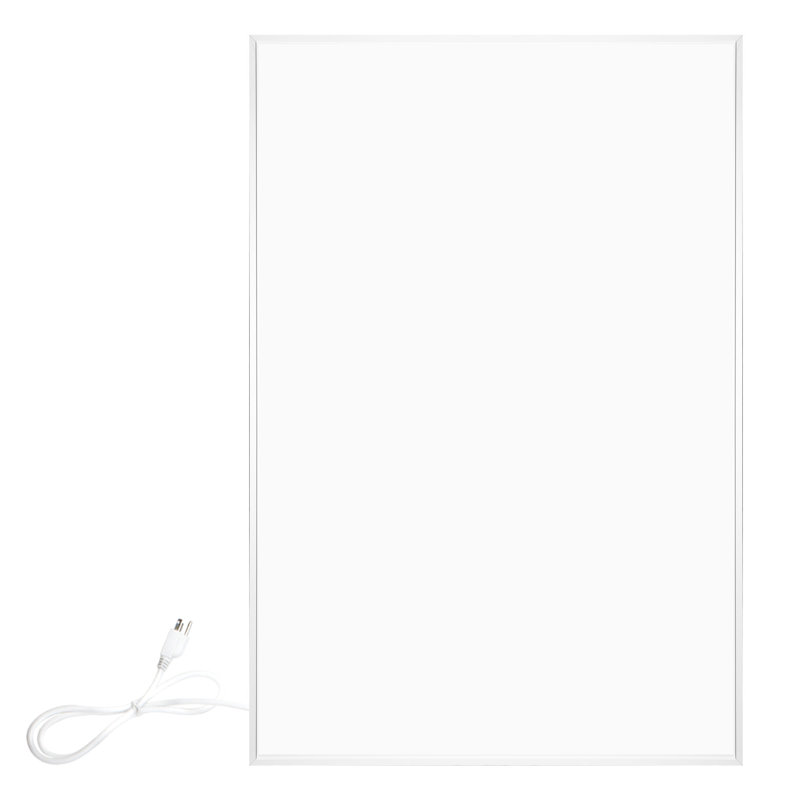 Panneau de radiateur électrique Ember Flex, blanc, 35 po x 24 po, 500 watts, plafond ou fixation murale