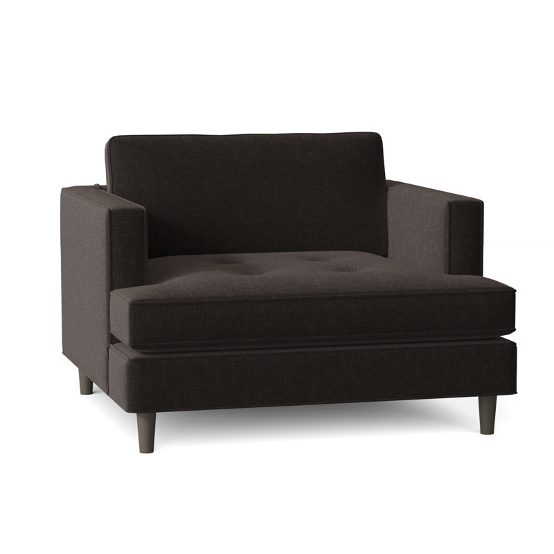 Upholstered Armchair, Napa Storm Chenille