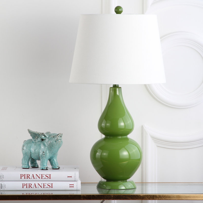 Moriarty Ceramic Table Lamp, Fern Green