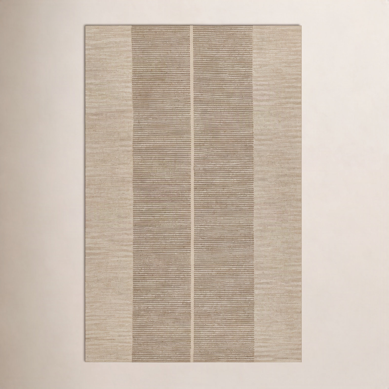 Hand-Tufted Geometric Wool Rug, Rectangle 9' x 12'