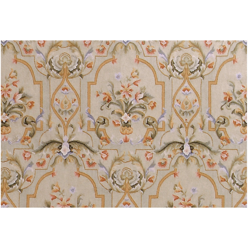 Wool Oriental Area Rug, Rectangle 6' x 9'