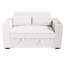 Coussin en velours côtelé beige avec porte-gobelets et fonction convertible - Coussin pour une bonne nuit de sommeil-1841598303