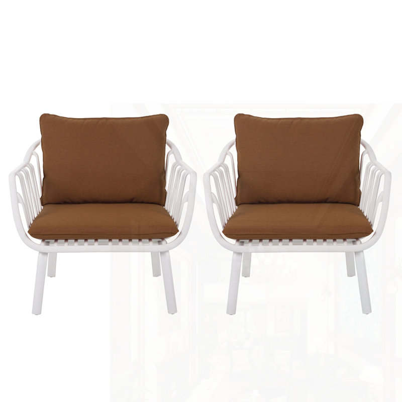 Ensemble de 2 fauteuils club d'extérieur PP