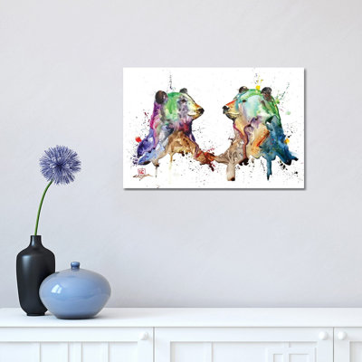Bear Pair 1 Piece Painting on Canvas