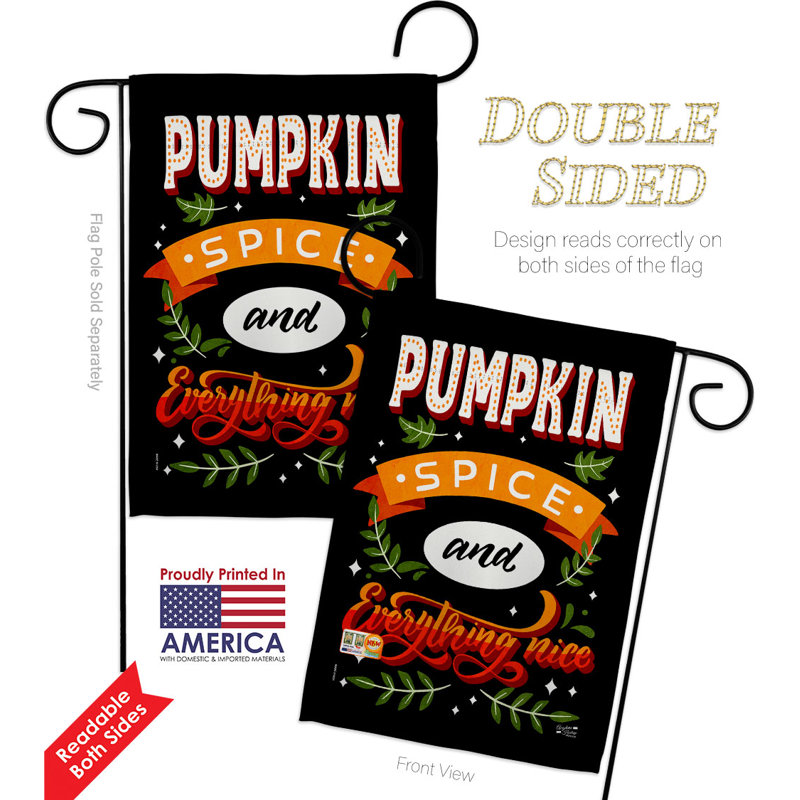 Double Sided 18.5 in. H x 13 in. W Polyester Garden flag