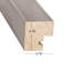 Ambrine Gray Wood Picture Frame - Set of 4 with Mat