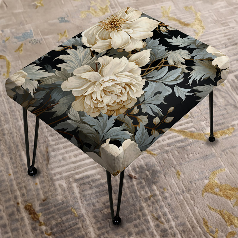 Urban Victorian Splendor Victorian Motif - Repose-pieds rectangulaire floral