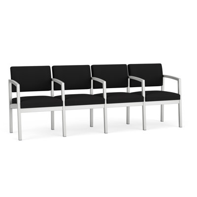 Lenox Steel Waiting Reception 4 Seat Tandem Seating Metal Frame