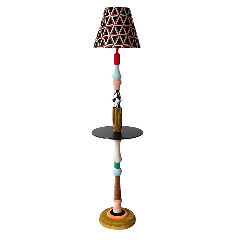 Lampe sur pied de salon moderne minimaliste 64,96 "avec table d'appoint, lampe de table Creative