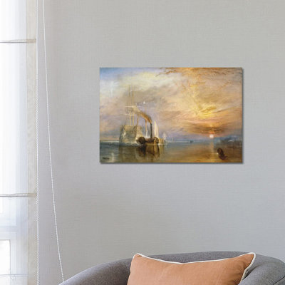 The Fighting Temeraire, 1839 by J.M.W. Turner - Painting on Canvas