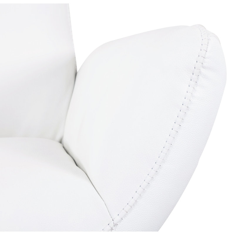 93,92 lb Cuir avec grain supérieur et structure en bois dur renforcé de mousse
